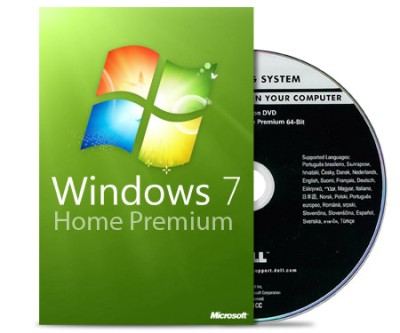 Windows 7 Home Premium 64 Bit - DVD + COA