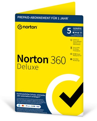 Norton 360 Deluxe 5 Geräte 1 Jahr 2023 - PKC