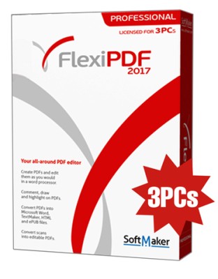 Flexi PDF Professional 2017 - 3PC